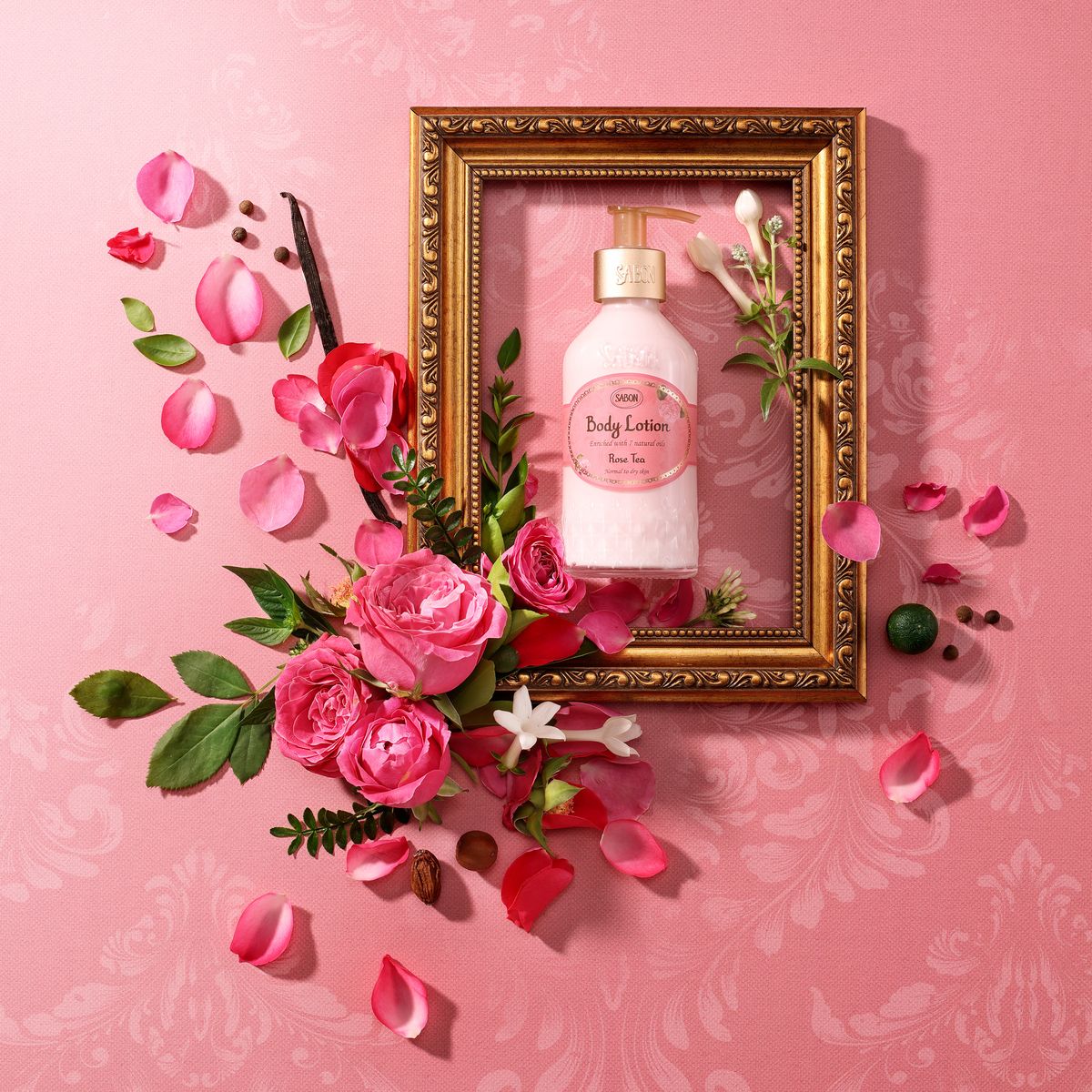 ボディローション(ボトル) ローズティーの商品画像